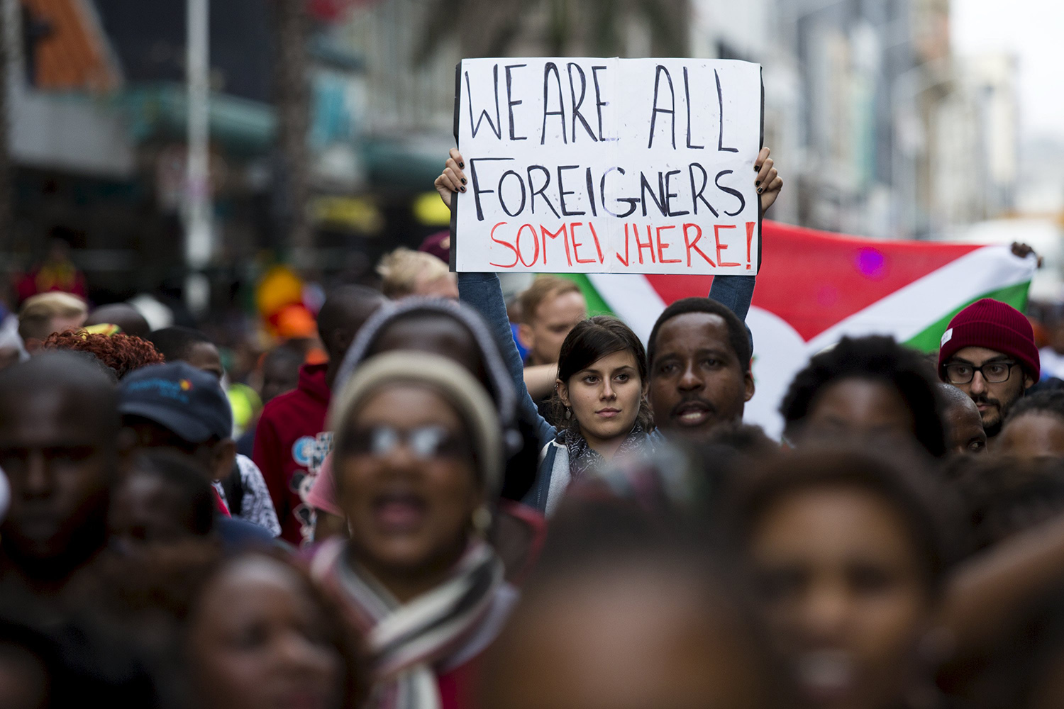 Una marcha antixenófoba es atacada en Durban
