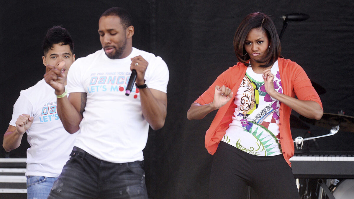 Michelle Obama puede bailar