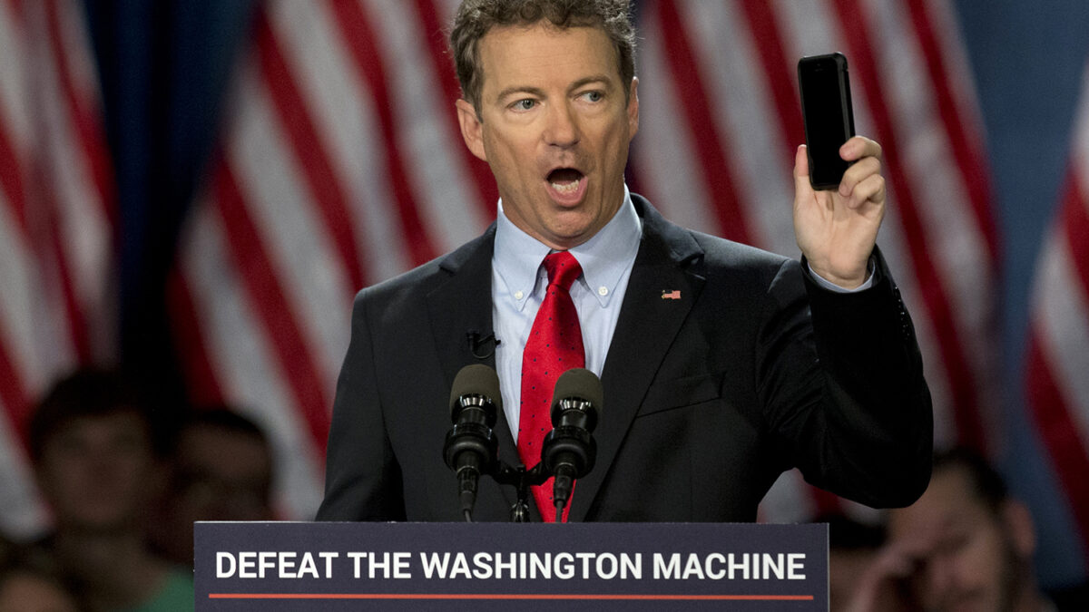 Rand Paul se apunta a la carrera por la candidatura republicana a la presidencia en 2016