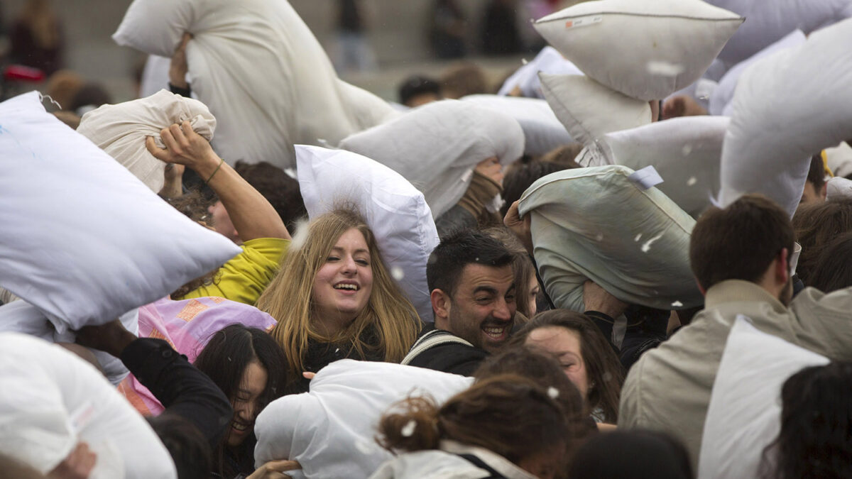 Guerra de almohadas