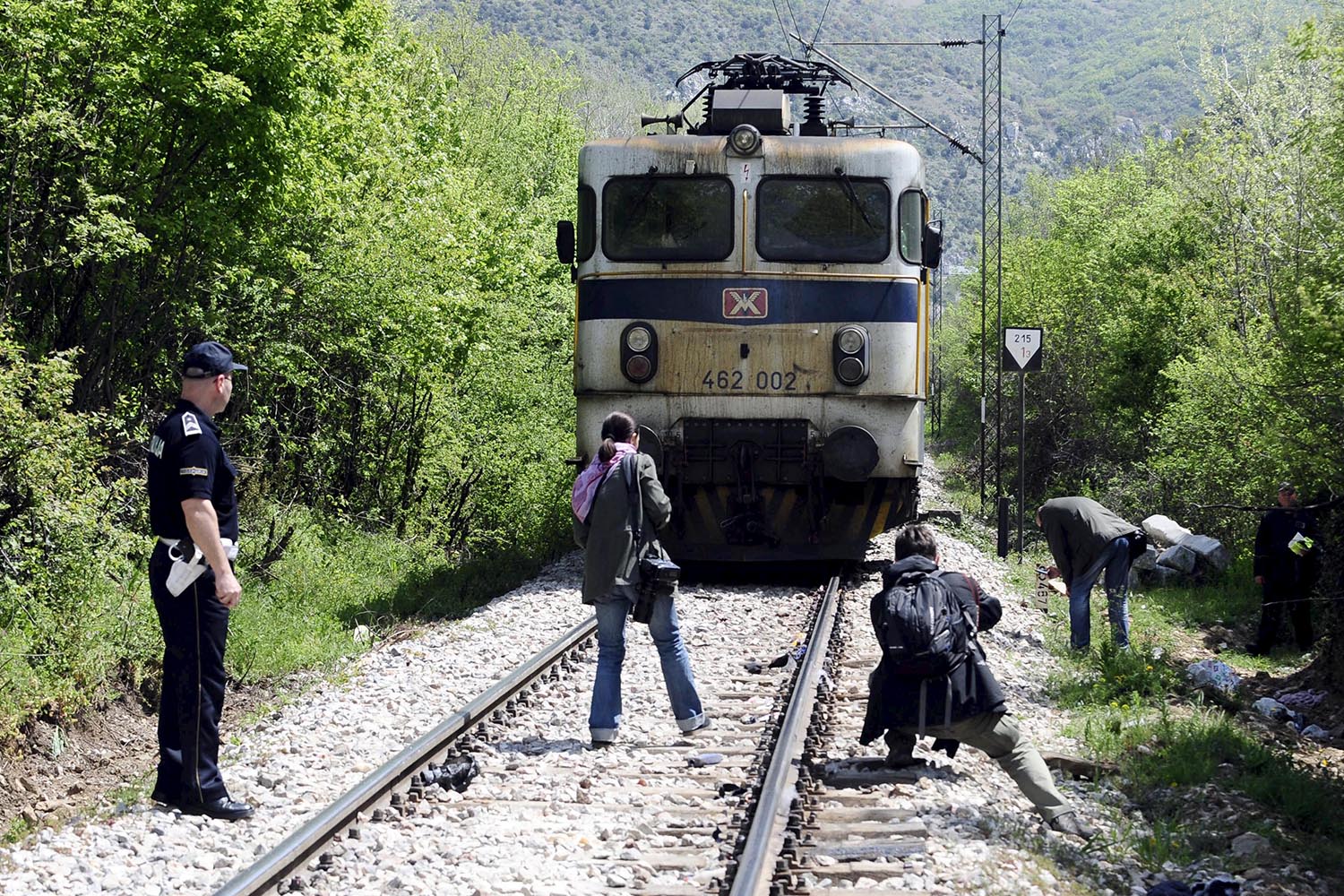 Mueren 14 inmigrantes arrollados por un tren