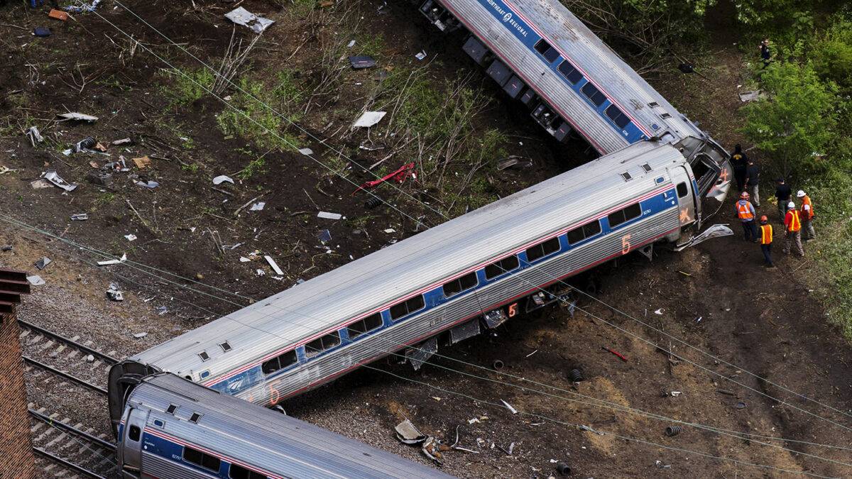 El tren de Filadelfia iba al doble de la velocidad permitida