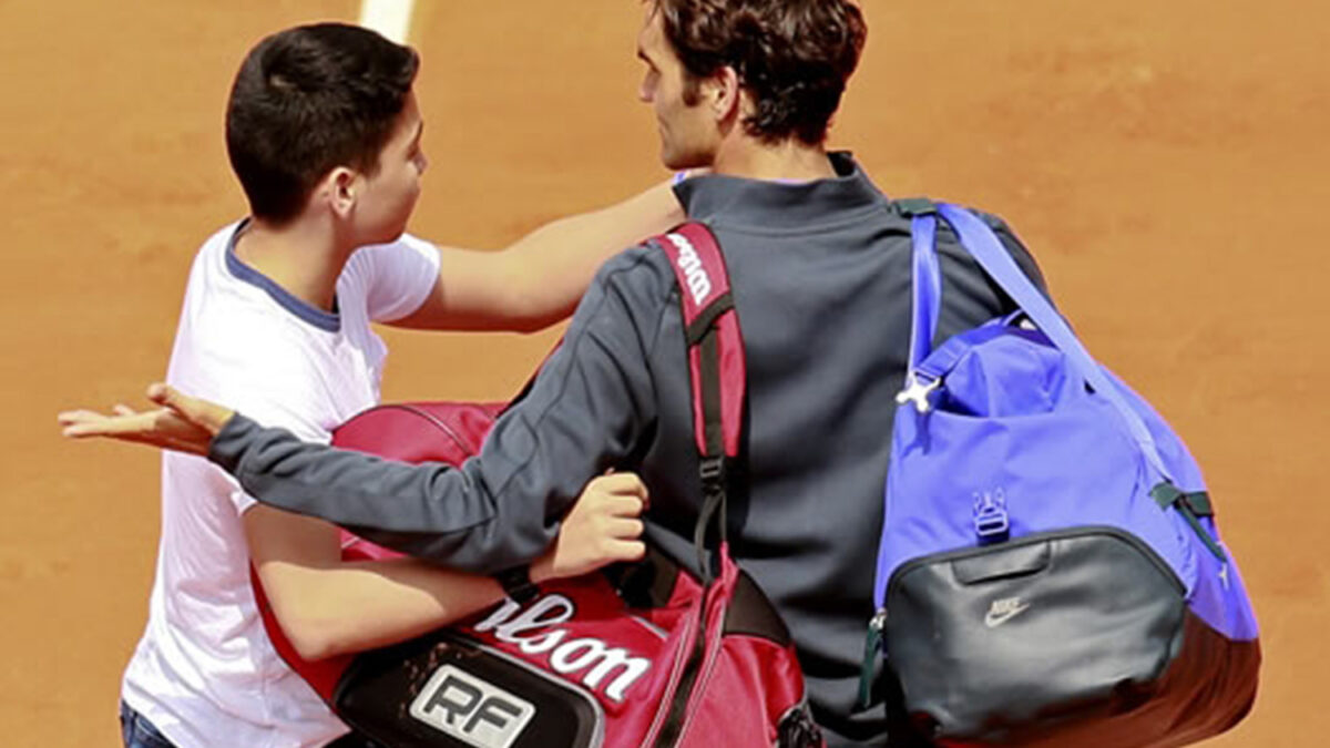 Federer molesto por una selfie