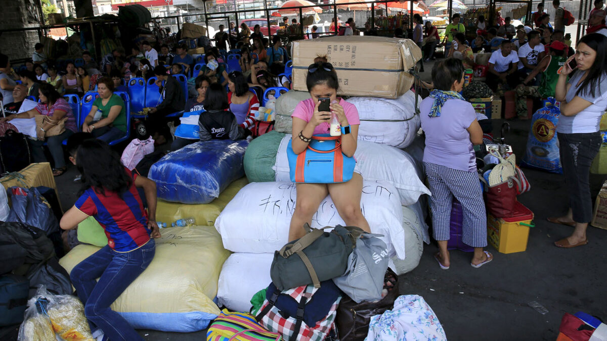 Más de 3.000 evacuados en Filipinas y Taiwán por la llegada de un tifón