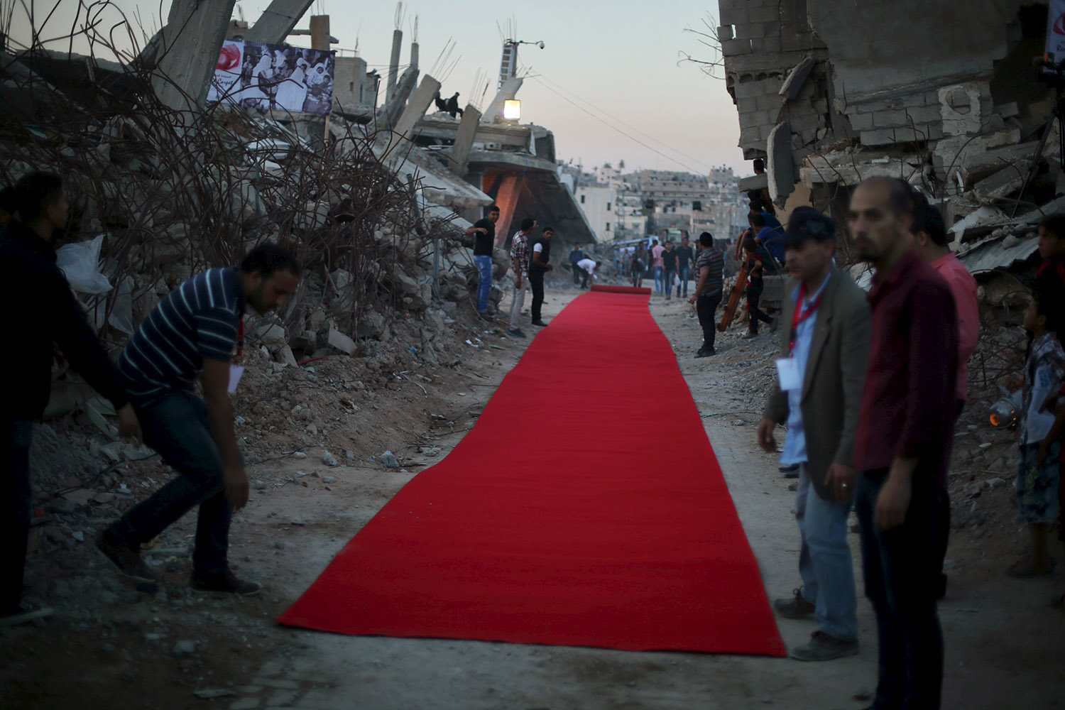 La alfombra roja de Gaza