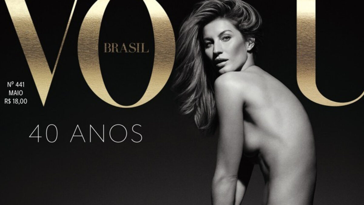 Gisele Bündchen se desnuda para Vogue.