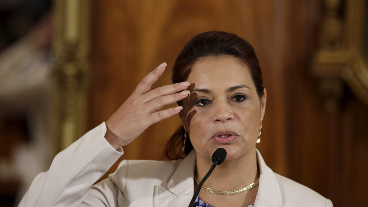 Dimite la vicepresidenta de Guatemala