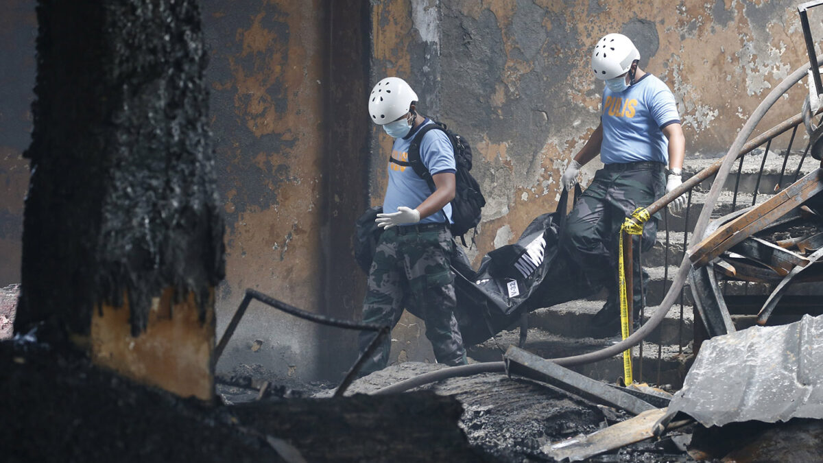 Decenas de muertos por un incendio en Manila