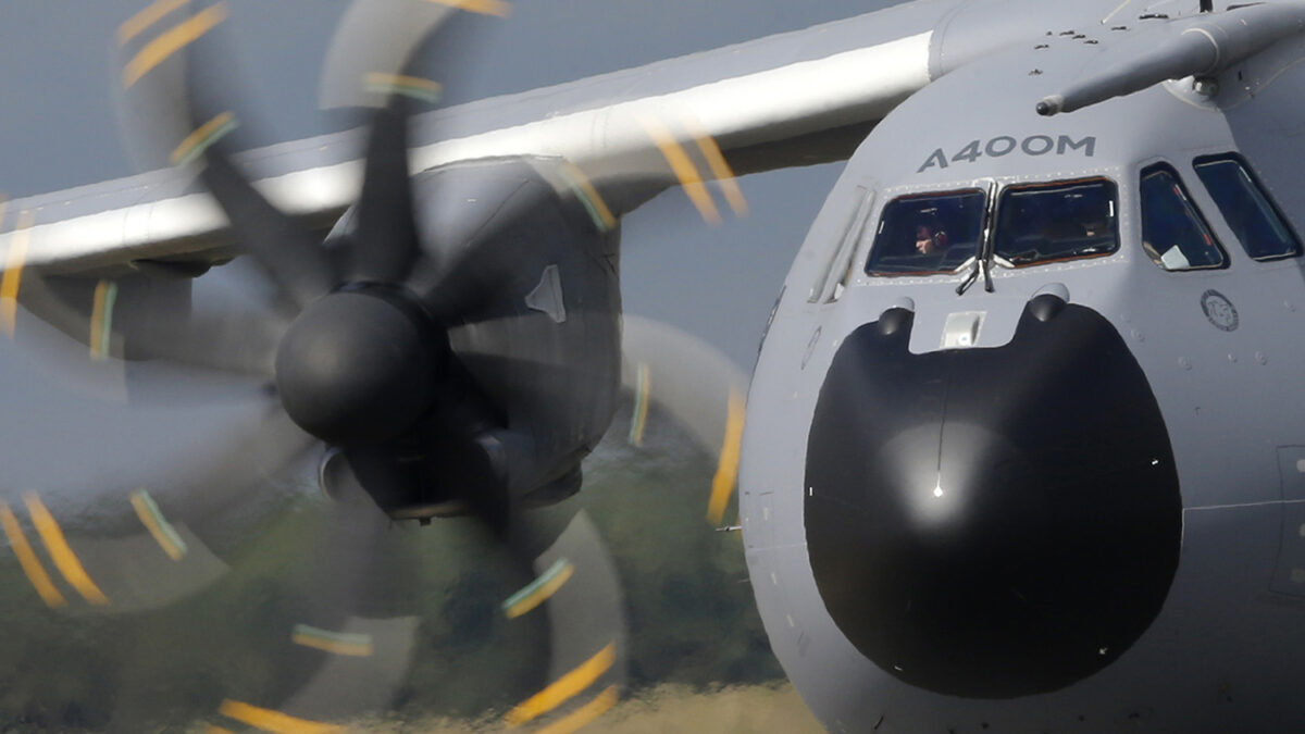 Al Airbus A400M se le bloquearon los motores