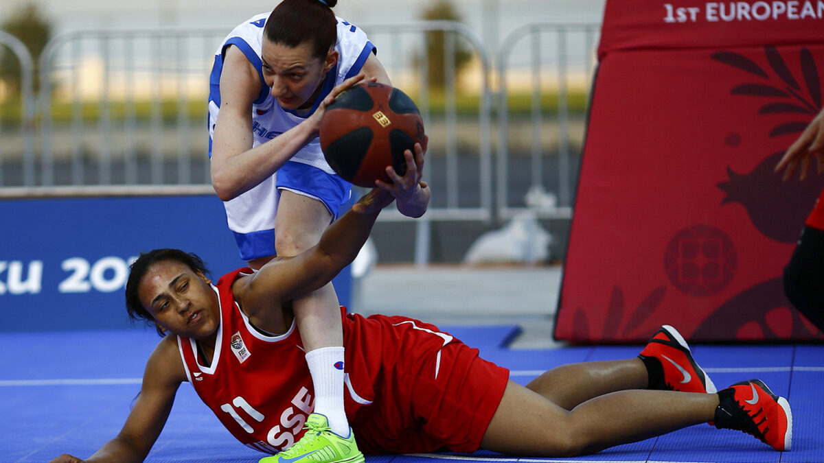 Equipo de Suiza derrota a Grecia en baloncesto 3×3 femenino