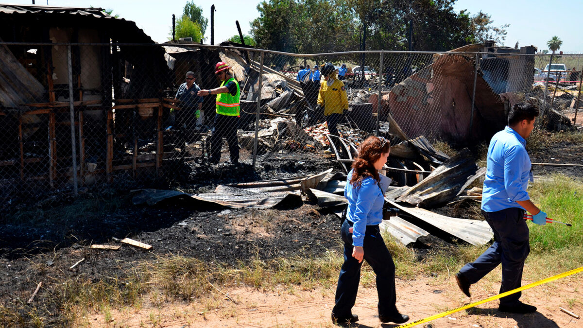 17 ancianos mueren al incendiarse un asilo en Mexicali, California