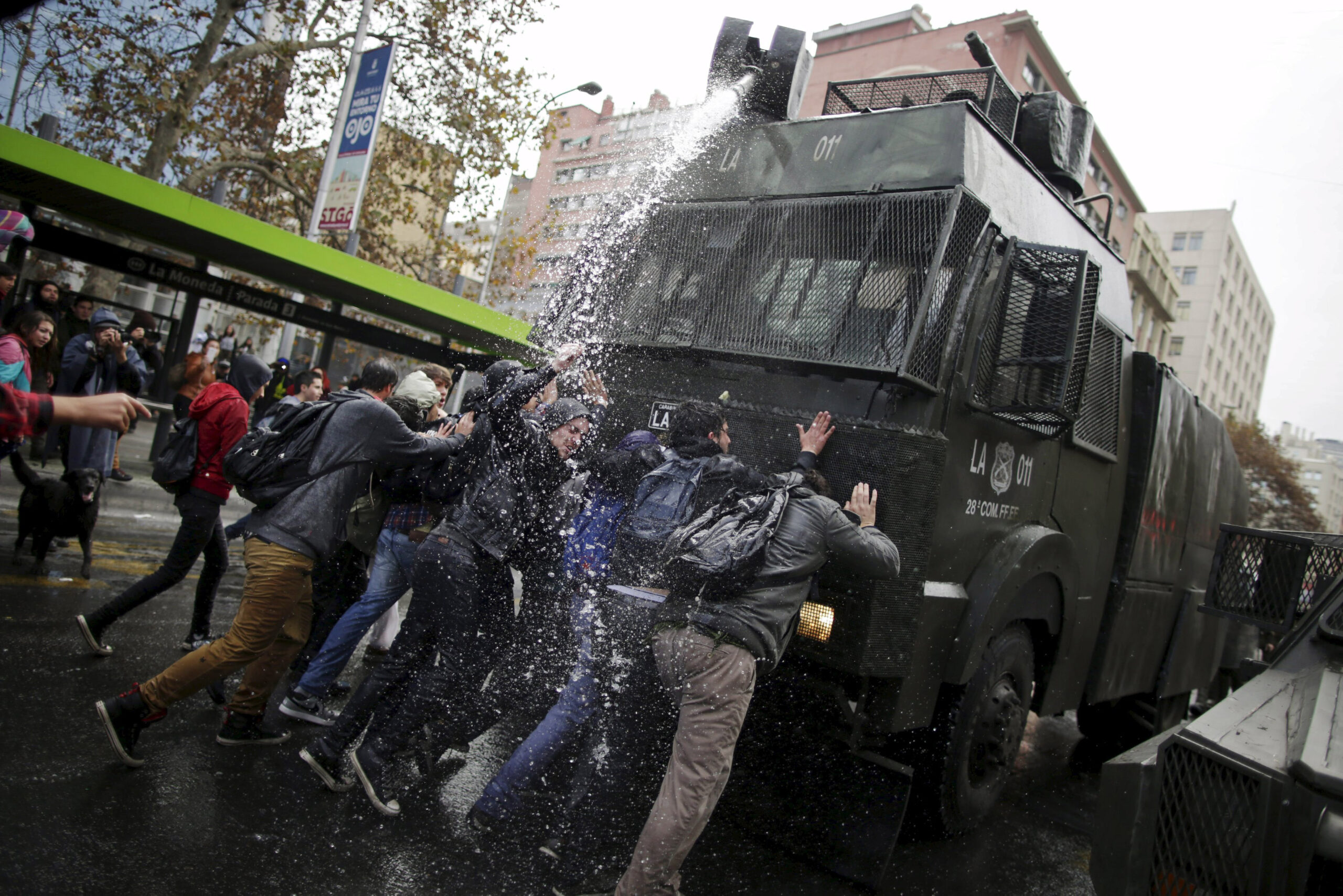 El agua no les detiene