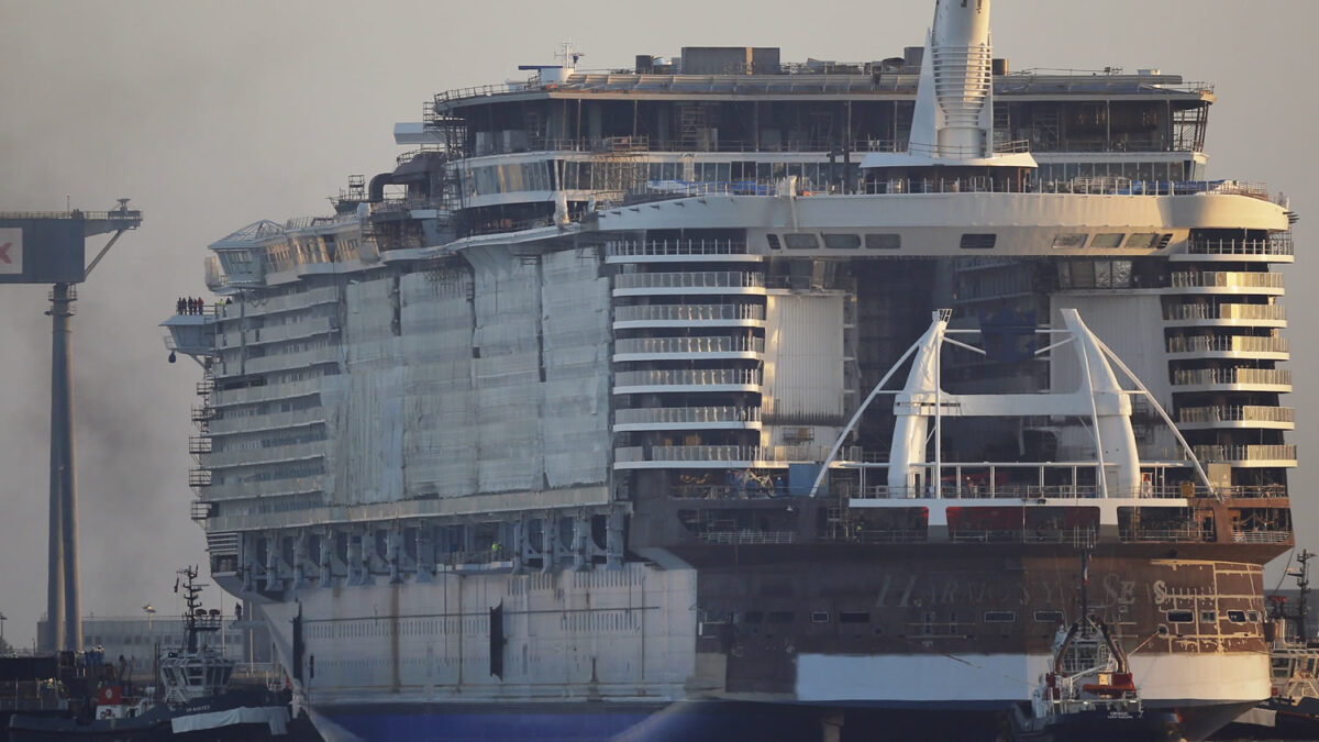 El crucero más grande del mundo: 5.479 pasajeros  y 2.747 camarotes