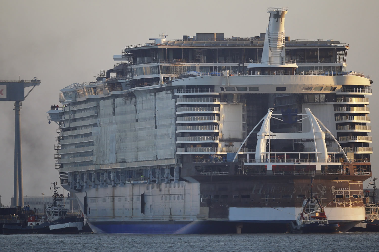 El crucero más grande del mundo: 5.479 pasajeros  y 2.747 camarotes