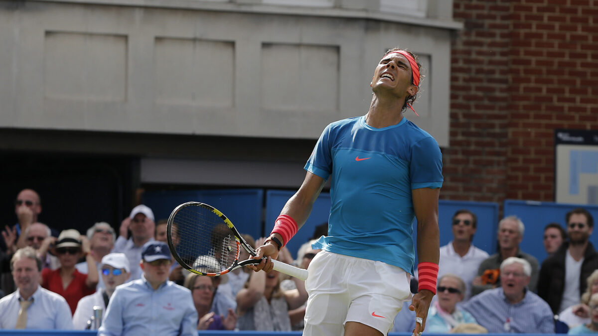 Rafael Nadal eliminado en la primera ronda de Queen’s