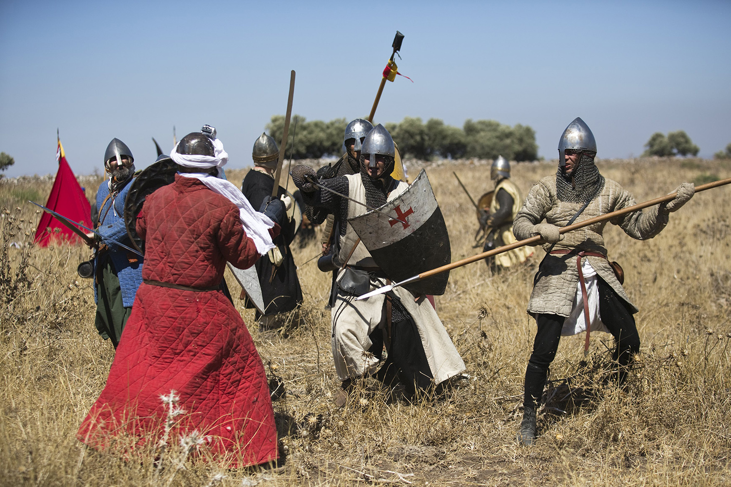 Los cruzados vuelven a batallar en la región de Galilea nueve siglos después