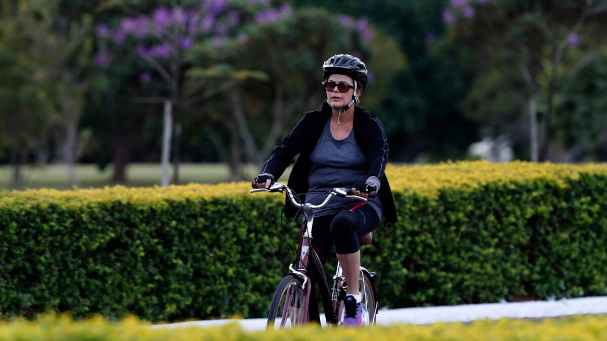 La bicicleta, el nuevo hábito de Dilma Rousseff