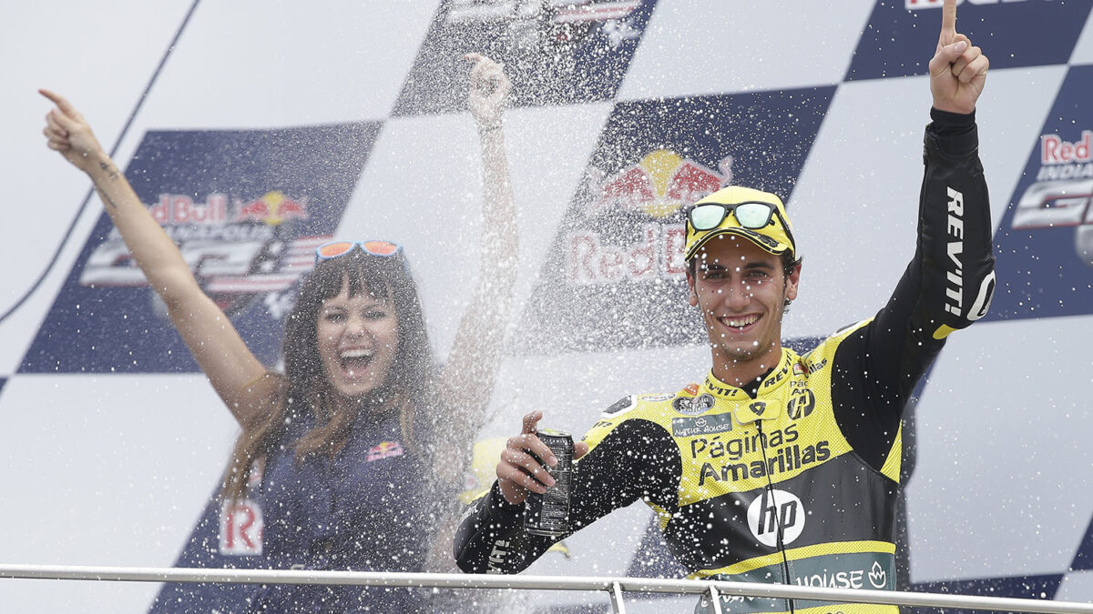 Alex Rins gana en Moto2 el Gran Premio de Indianápolis