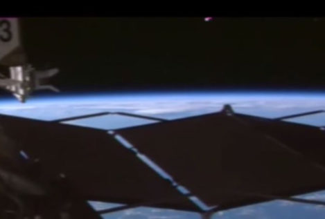 La NASA graba un ovni cerca de la Estación Espacial Internacional