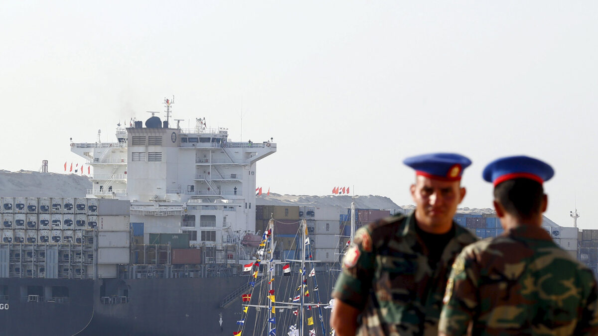 El presidente Abdelfatah al Sisi inaugura el nuevo Canal de Suez