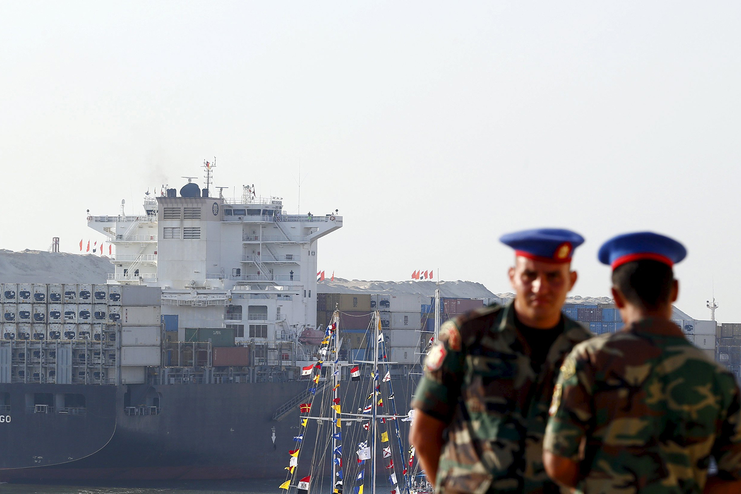 El presidente Abdelfatah al Sisi inaugura el nuevo Canal de Suez