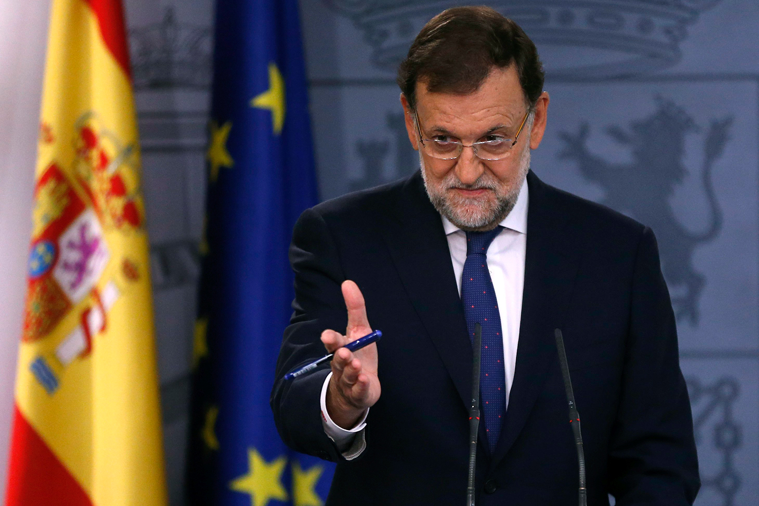 Rajoy: "Los partidarios de la ruptura no tienen el respaldo de la ley ni de las urnas"