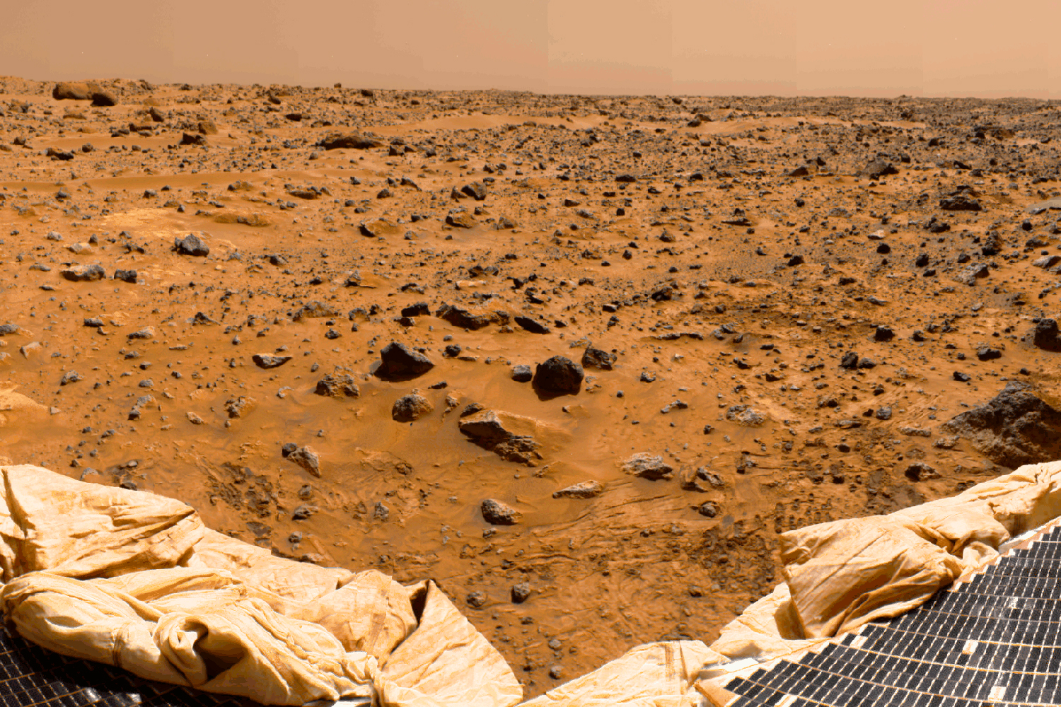 Marte inundado por una gran avalancha de agua