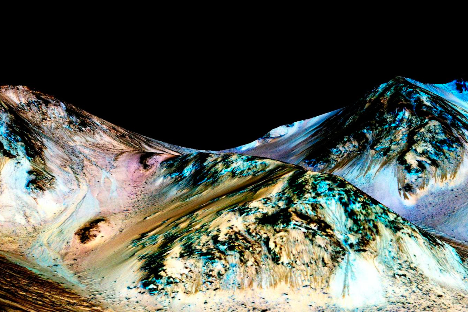 La NASA encuentra agua salada en Marte