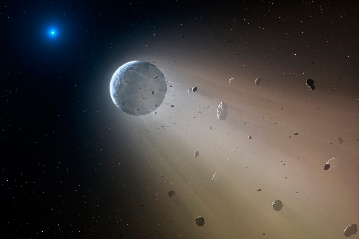 La enana 'Estrella de la Muerte' que destruye enormes planetas