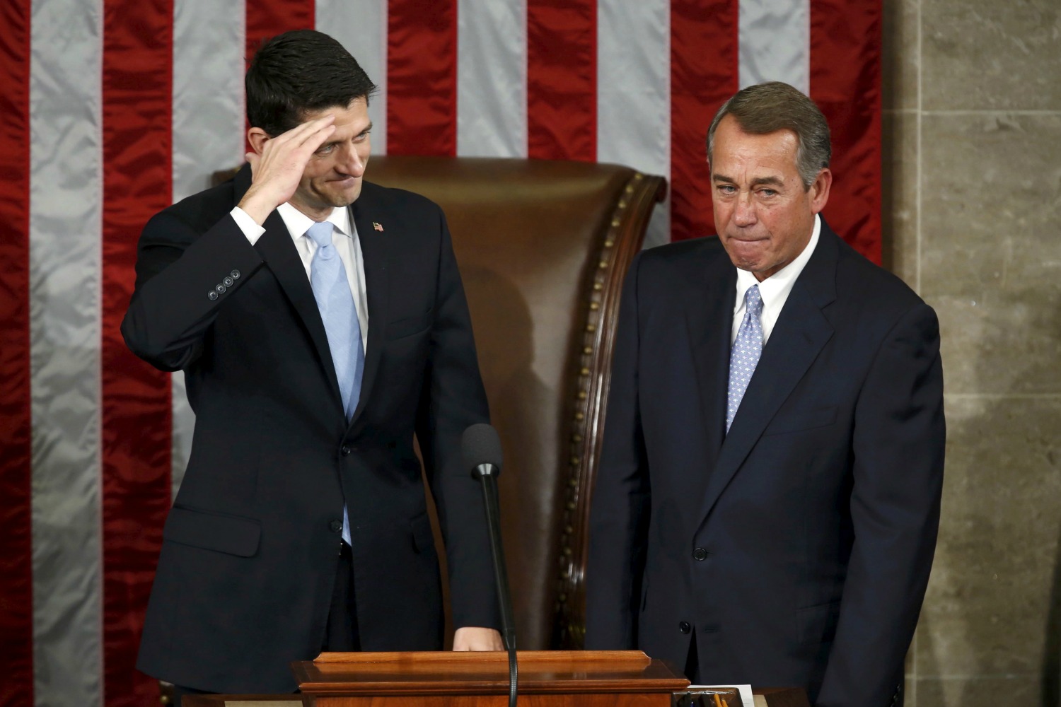 Paul Ryan takes office as the new House speaker