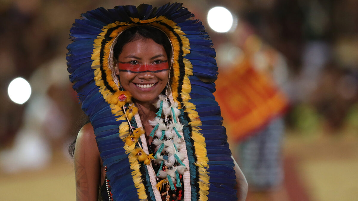 Celebran en Brasil la belleza de la mujer indígena