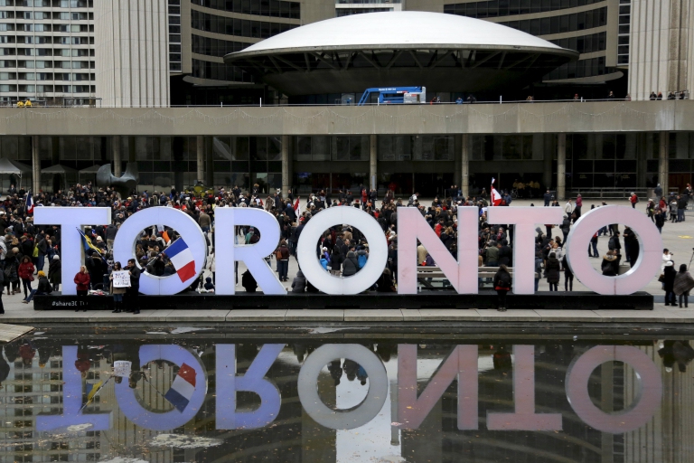 Homenaje en Toronto, Canadá (REUTERS/Chris Helgren)