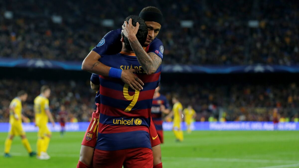 Barcelona venció al BATE Borisov con doblete de Neymar y gol de Luis Suárez