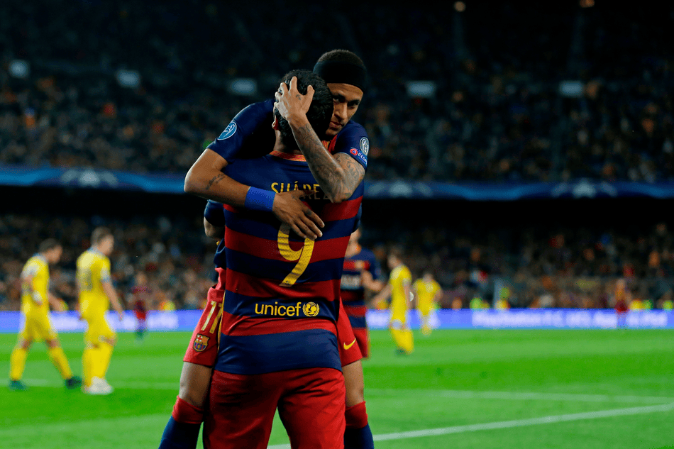 Barcelona beats BATE Borisov with Neymar’s double strike and Suarez’s goal