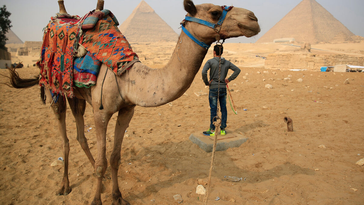 Egypt deserted, no tourists