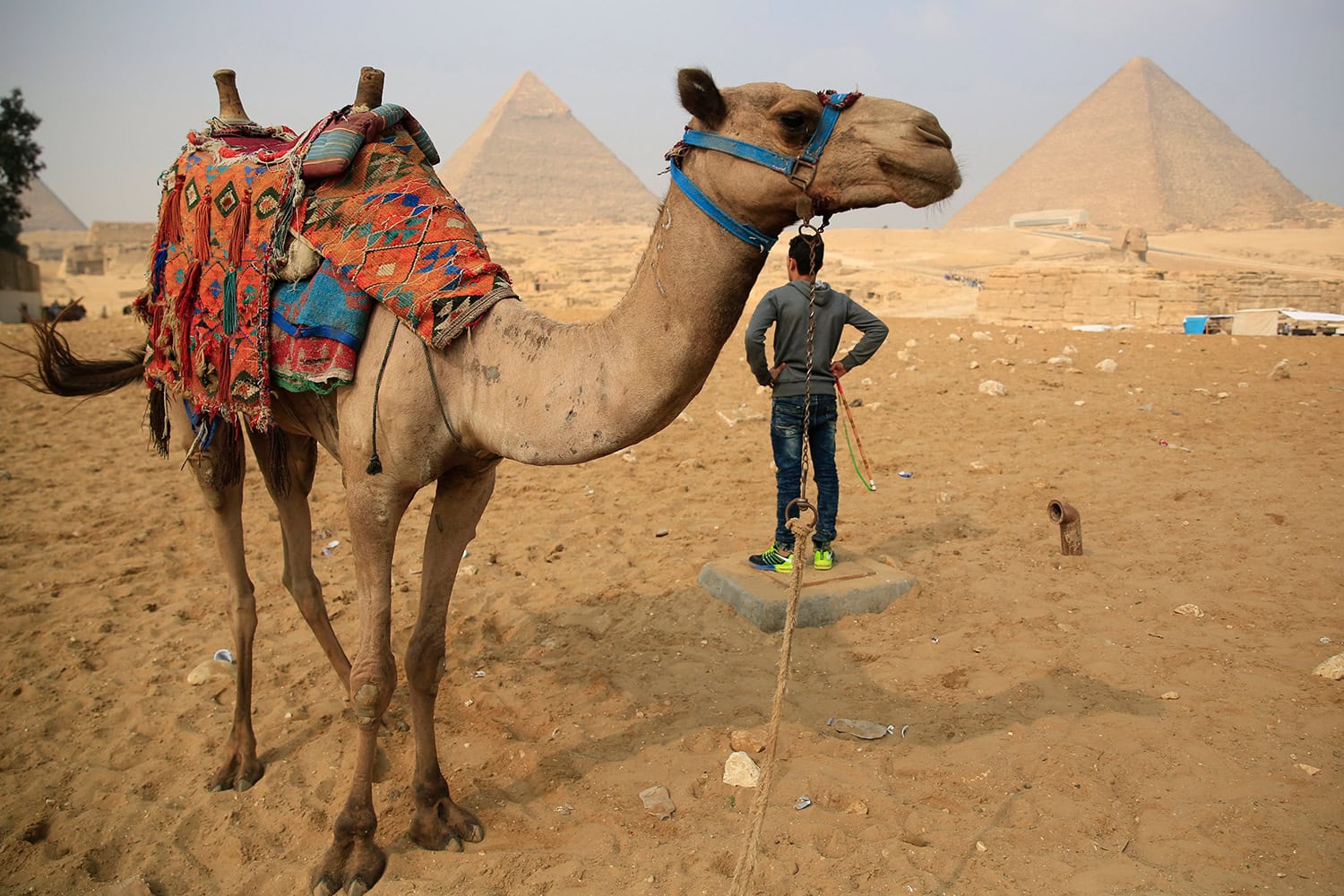 Egypt deserted, no tourists