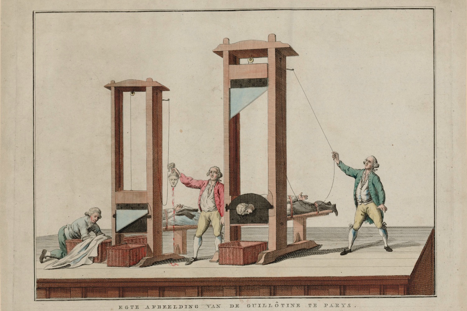 Publican un archivo digital con  dibujos de la Revolución Francesa