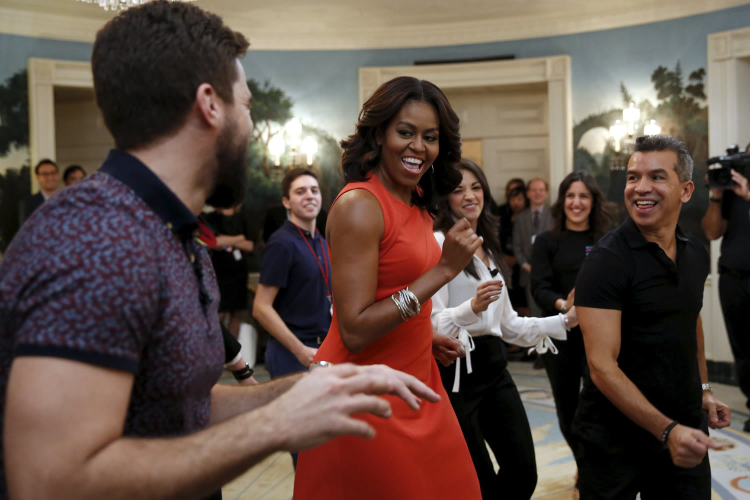 Michelle Obama acoge bailando a ‘Broadway en la Casa Blanca’