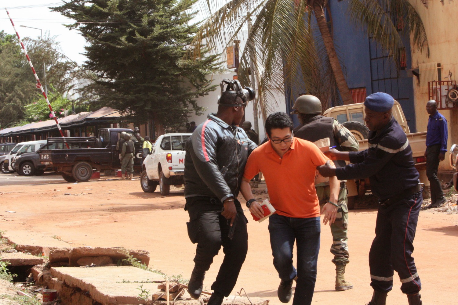 Three killed in a terrorist attack at a Mali hotel