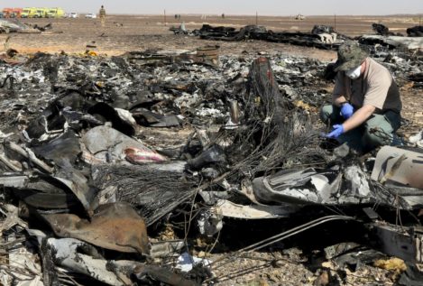 Rusia reconoce que el avión que se estrelló en Egipto sufrió un atentado