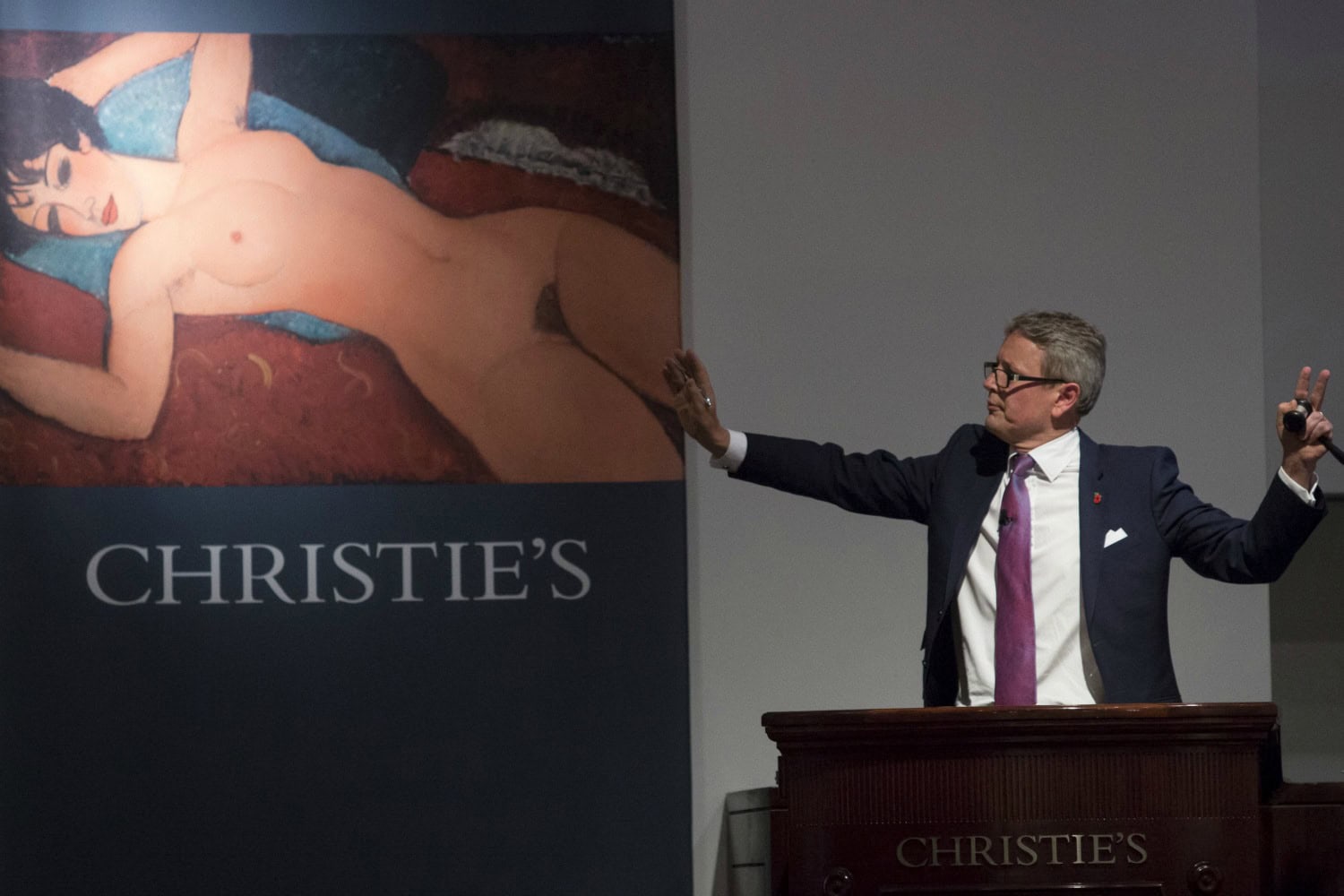 Modigliani’s ‘reclining nude’, second most expensive painting ever auctioned