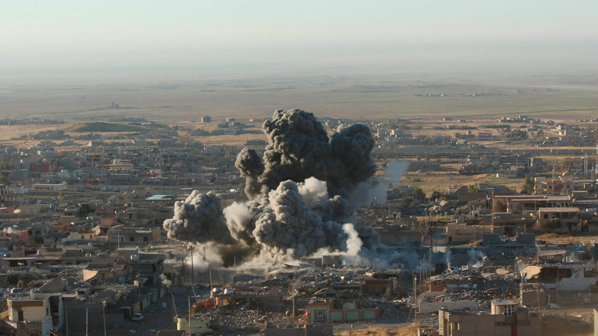 Kurdish forces backed by the U.S. launch offensive in Irak