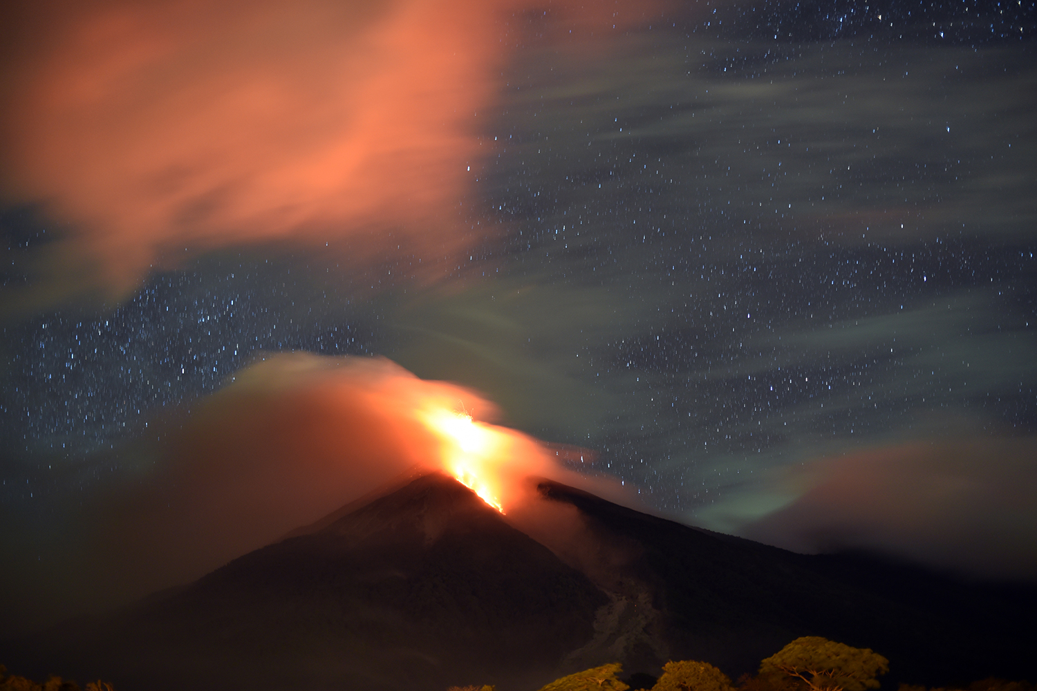 Alerta en Guatemala por la erupción del volcán Fuego