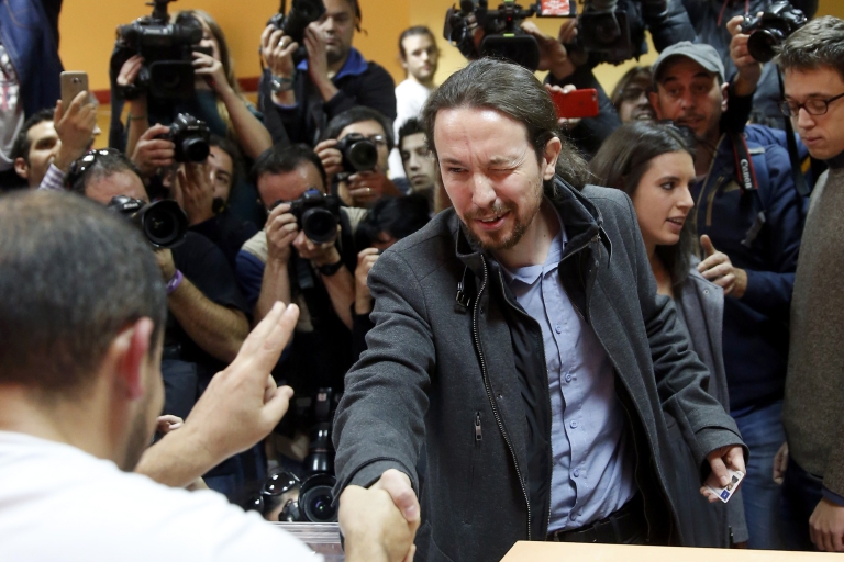 Pablo Iglesias, candidato de Podemos (REUTERS/Andrea Comas)