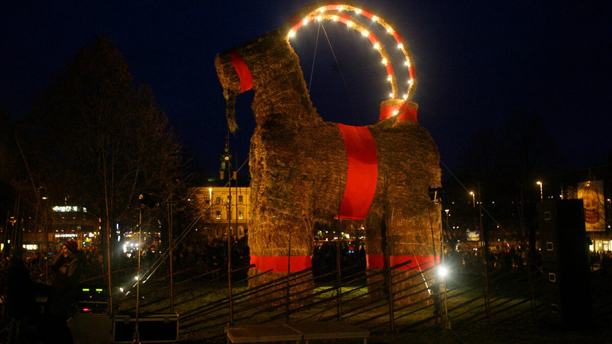 La cabra de Gävle vuelve a arder