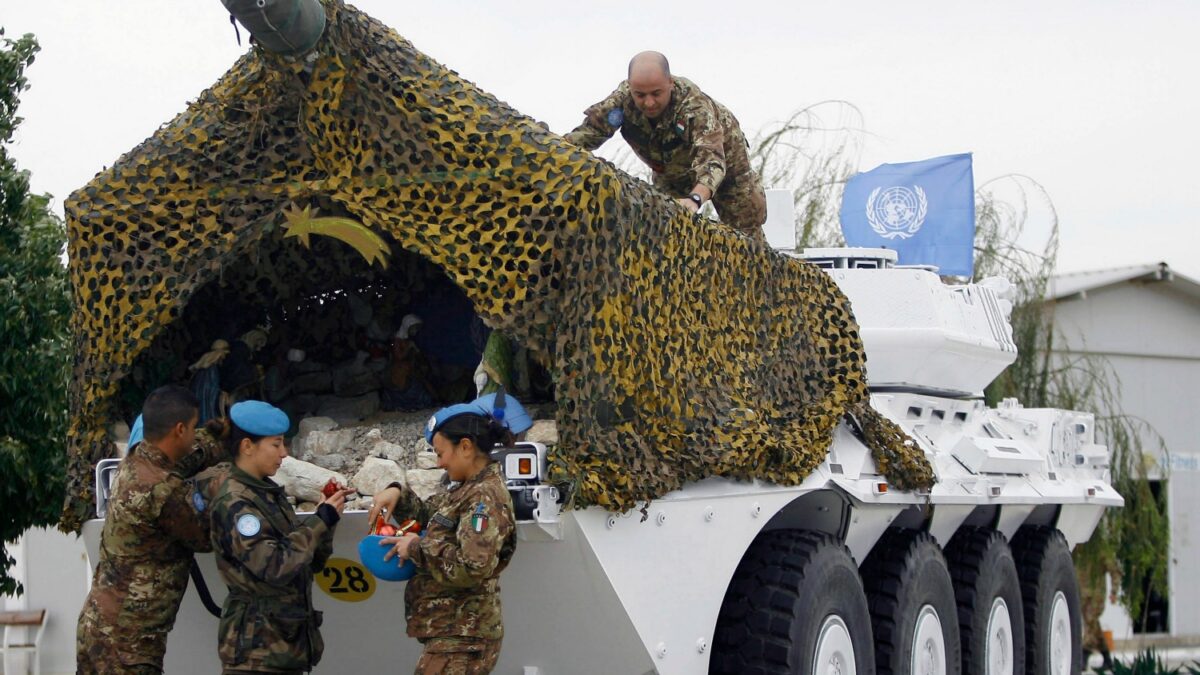 El belén en un tanque