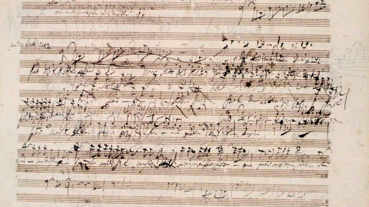 Subastan una partitura manuscrita de Beethoven por 100.000 dólares