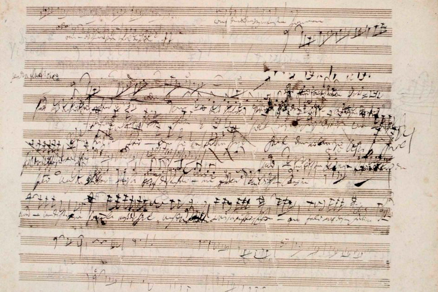 Subastan una partitura manuscrita de Beethoven por 100.000 dólares