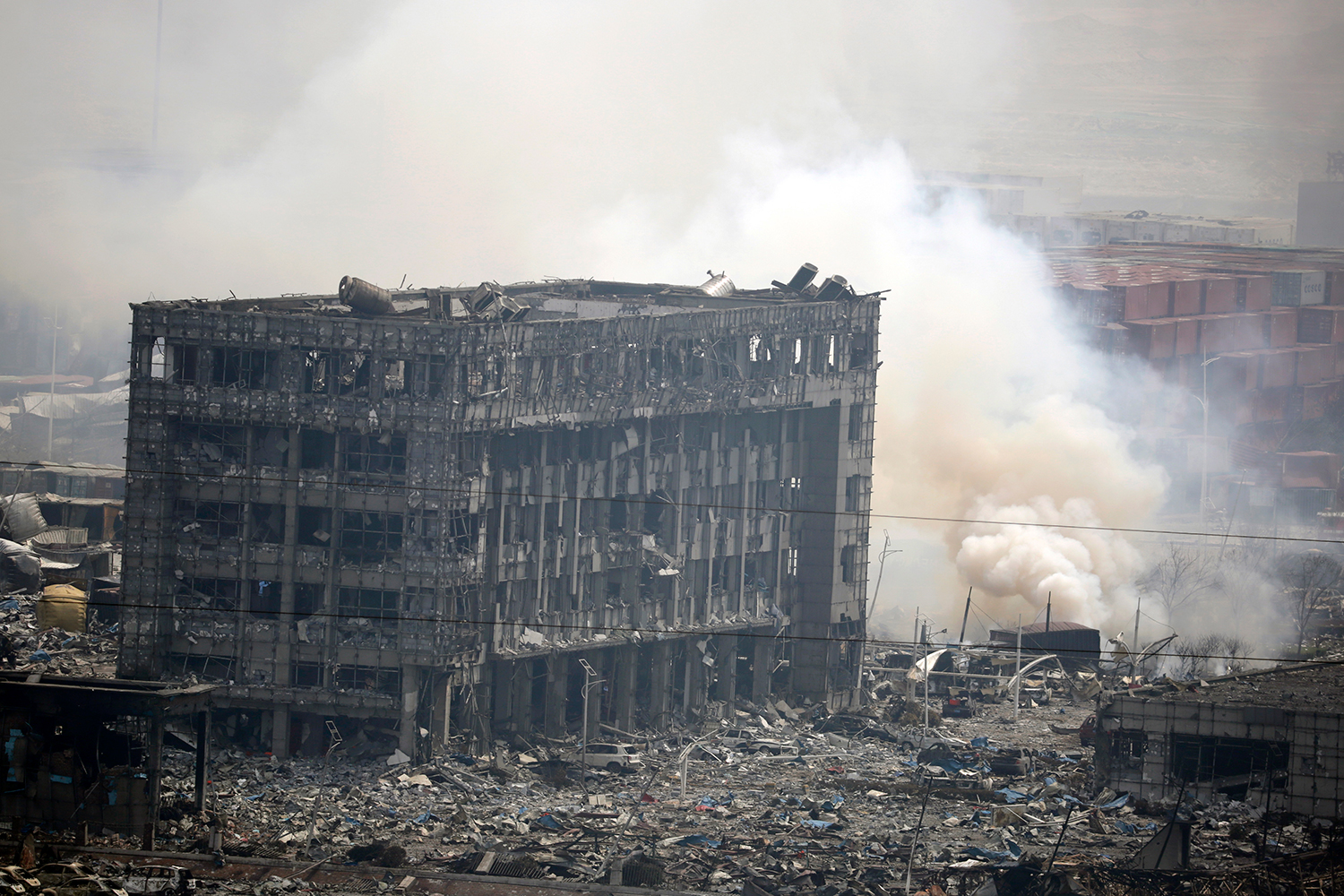 Desastre y explosión química en el puerto chino de Tianjin