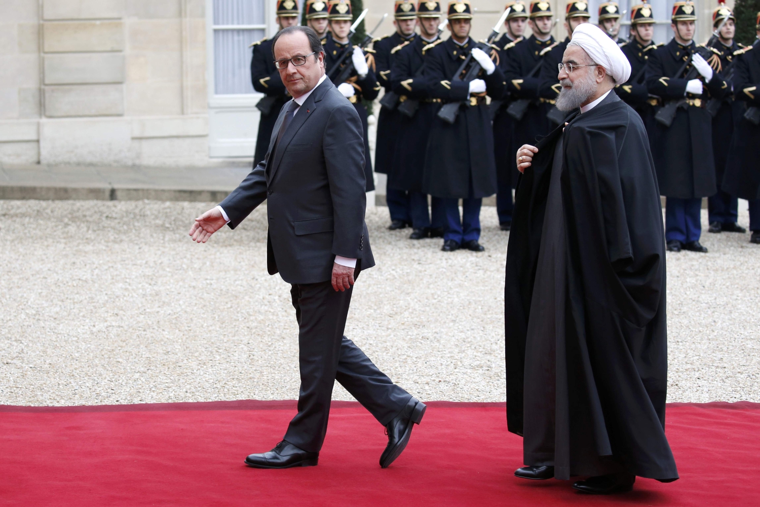 Hollande cancela el almuerzo con Rouhani, la causa: el vino
